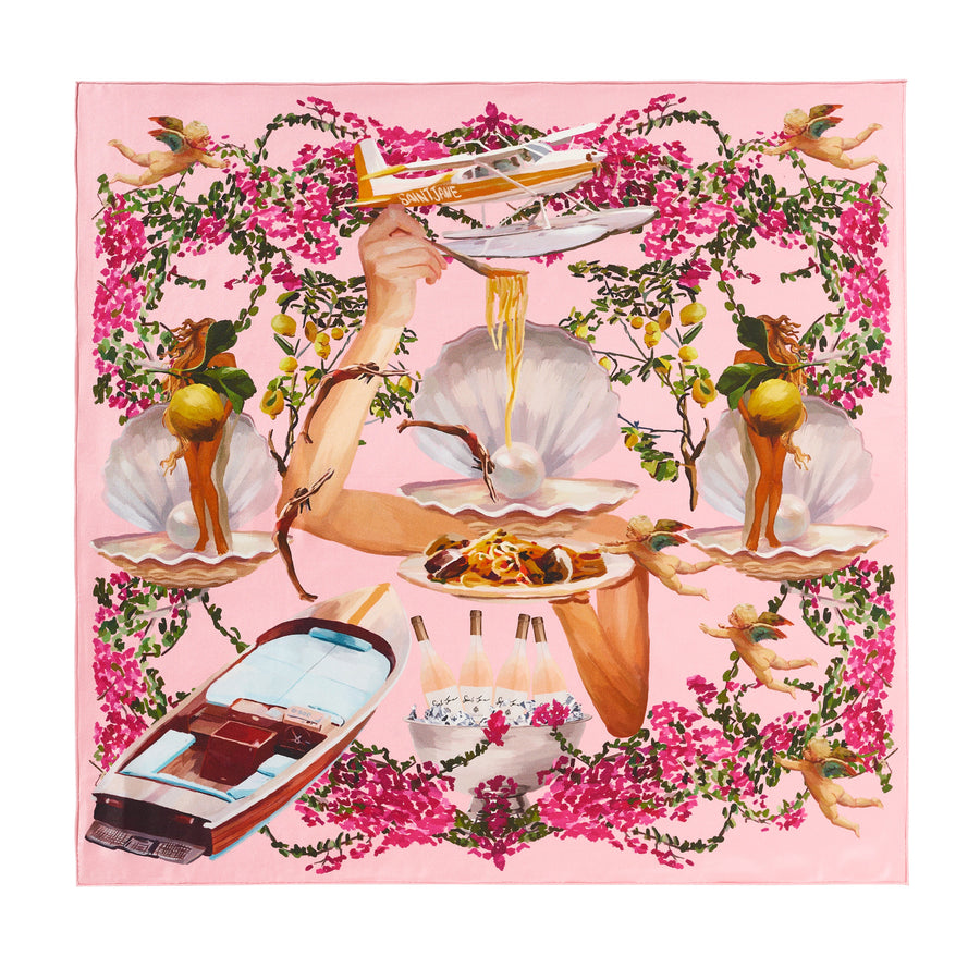 PRE-ORDER La Dolce Vita Silk Twill Scarf